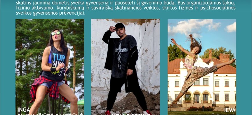 Šokio dienos JUDĖK LAISVAI - penktasis projektas šią vasarą
