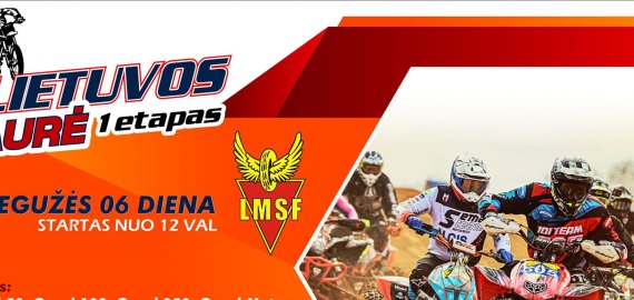Motokrosas!  Lietuvos Taurė 2023 I etapas