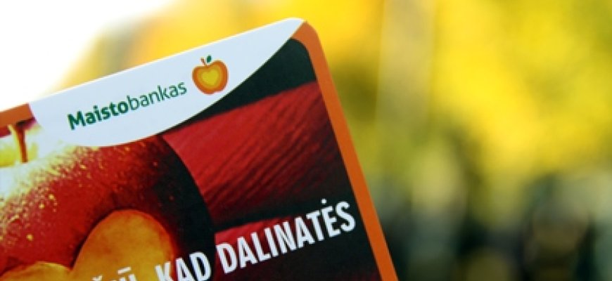 Šalies prekybos centruose – jubiliejinė „Maisto banko“ akcija