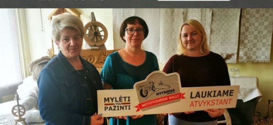 Rugpjūčio 20 d. net trijose vietose lankysis „Mototourism Rally 2022