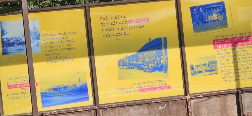 Ruošiasi miesto šventei: papuoštos autobusų stotelės (foto+video)