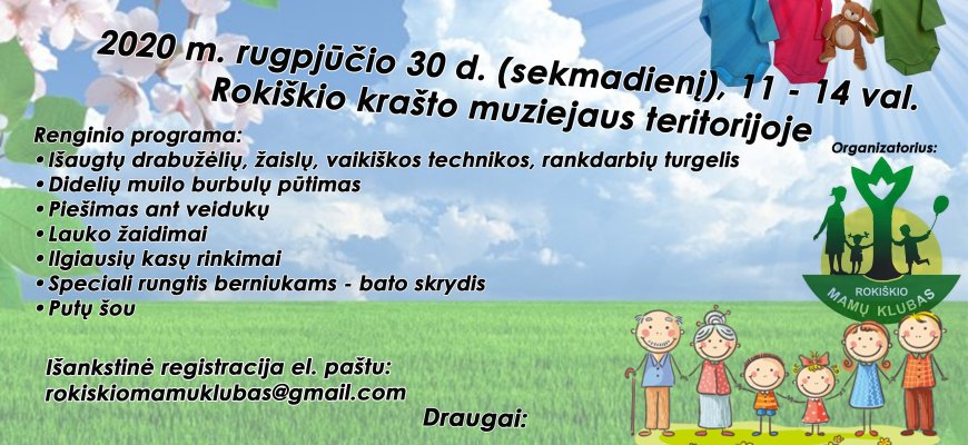 Mamyčių turgelis jau šį sekmadienį