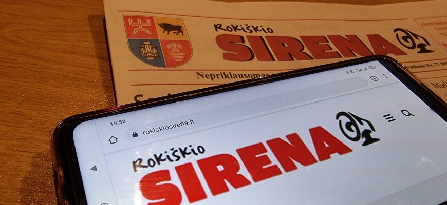 Jau rytoj, penktadienį, pasirodys naujas „Rokiškio Sirenos“ numeris!