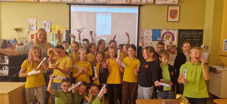 Rokiškio Senamiesčio progimnazijos pradinukai susipažino su profesijomis