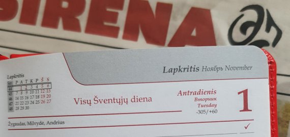 Lapkričio 1-oji Lietuvoje ir pasaulyje