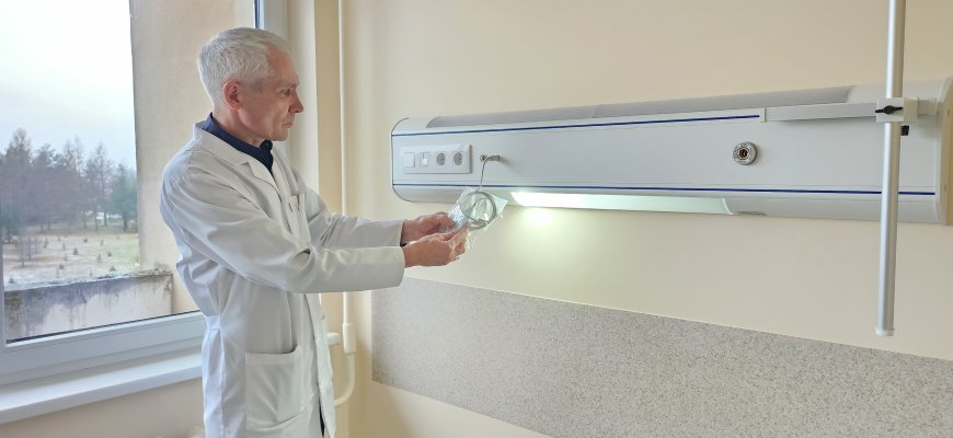 Rokiškio rajono ligoninės vidaus ligų skyriaus remontas jau finišo tiesiojoje