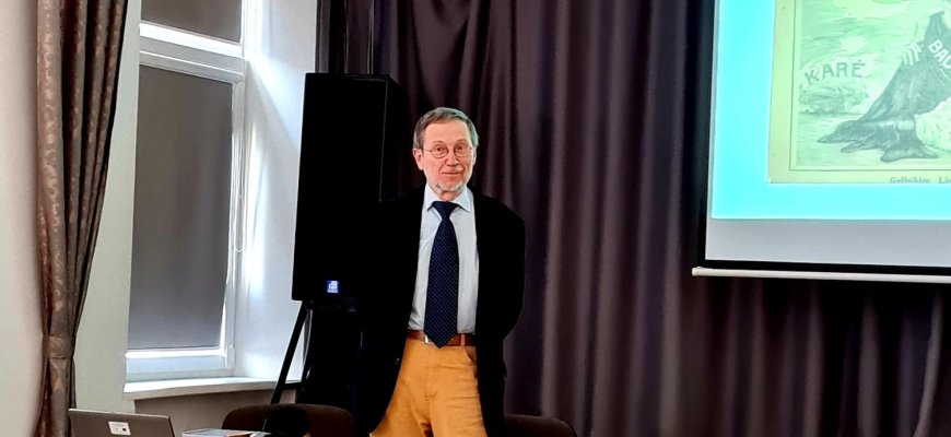 Rokiškio rajono Juodupės gimnazijoje viešėjo profesorius Liudas Mažylis (foto)