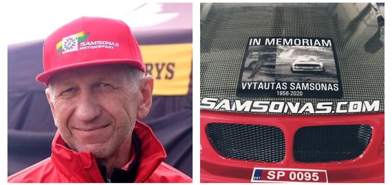Martynas Samsonas savo vardo ralį skiria tėvo Vytauto Samsono atminimui