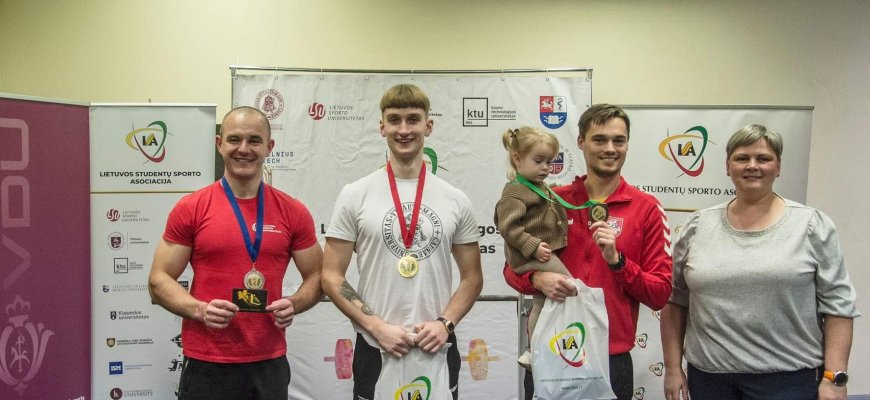 Kraštiečio Nojaus Konstantino Čypo pergalė Lietuvos studentų čempionate