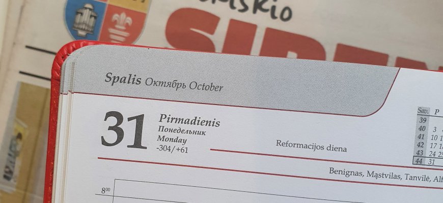 Spalio 31-oji Lietuvoje ir pasaulyje