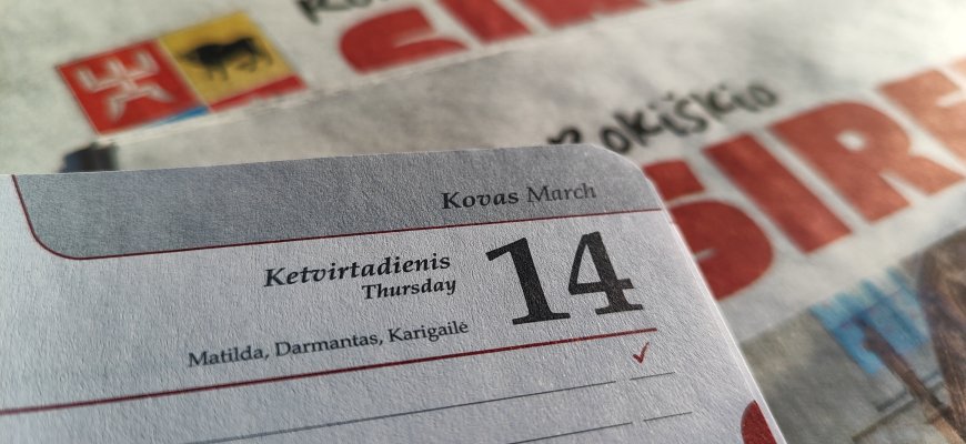Kovo 14-oji Lietuvoje ir pasaulyje