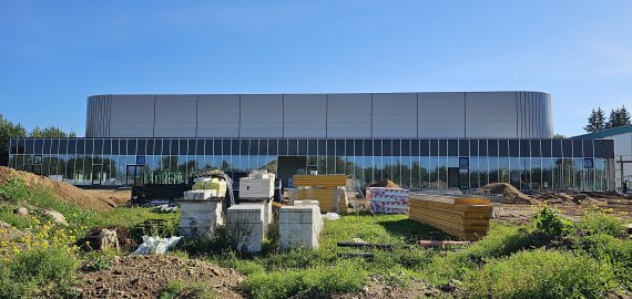 Rokiškyje statomas sporto kompleksas (foto+video)