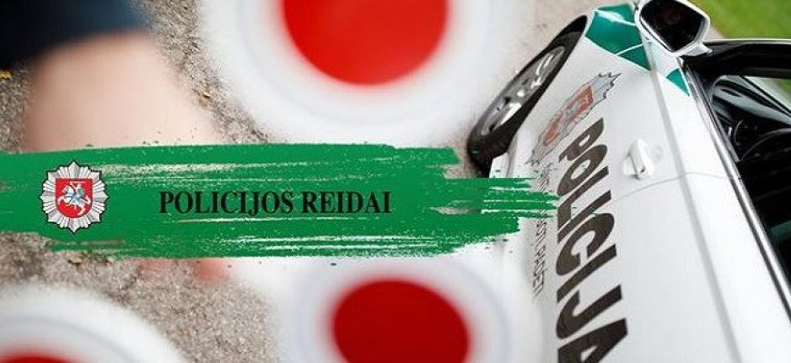 Šalies keliuose vykdomos prevencinės priemonės