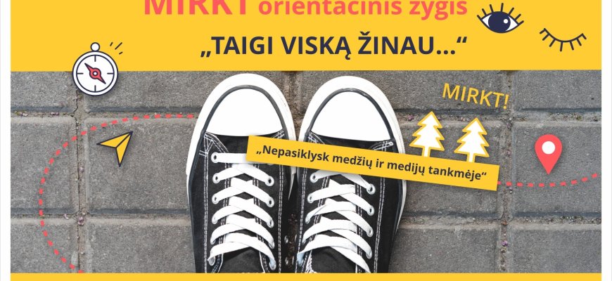 Kviečia registruotis į Lietuvos viešųjų bibliotekų organizuojamą masinį orientacinį žygį