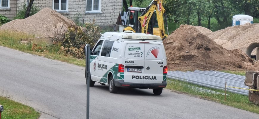 Pavogė gelžbetonio vamzdžius