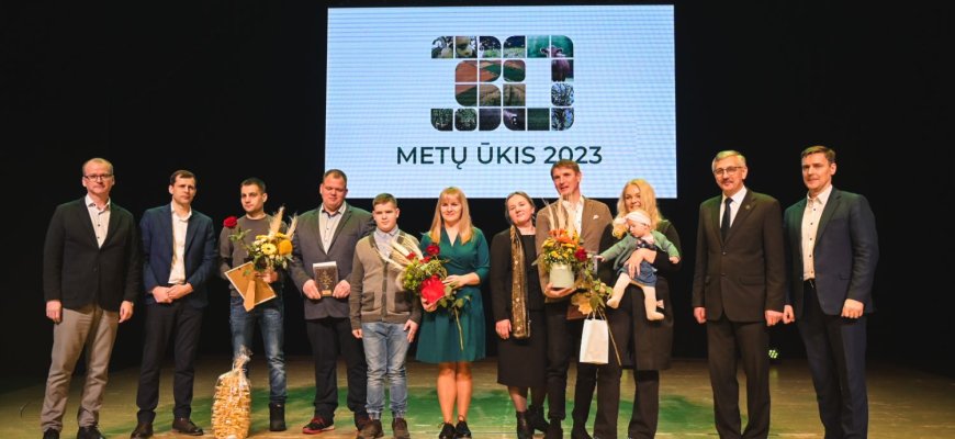 Apdovanoti respublikinio „Metų ūkis 2023“ konkurso dalyviai ir laureatai