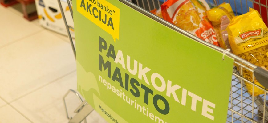 Jau šį penktadienį prasideda 36-oji „Maisto banko“ akcija