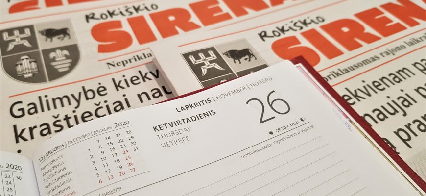 Lapkričio 26-oji Lietuvoje ir pasaulyje