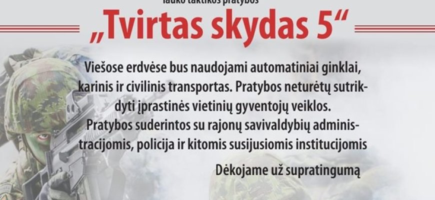 Rokiškyje – pratybos