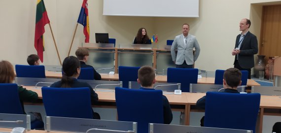 Mokinių pažintis su Rokiškio rajono savivaldybe