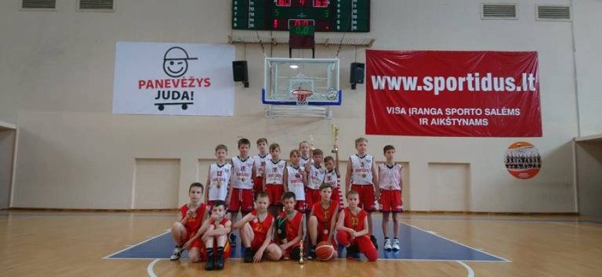 Aukštaitijos regiono vaikų krepšinio lygoje rokiškėnai treti