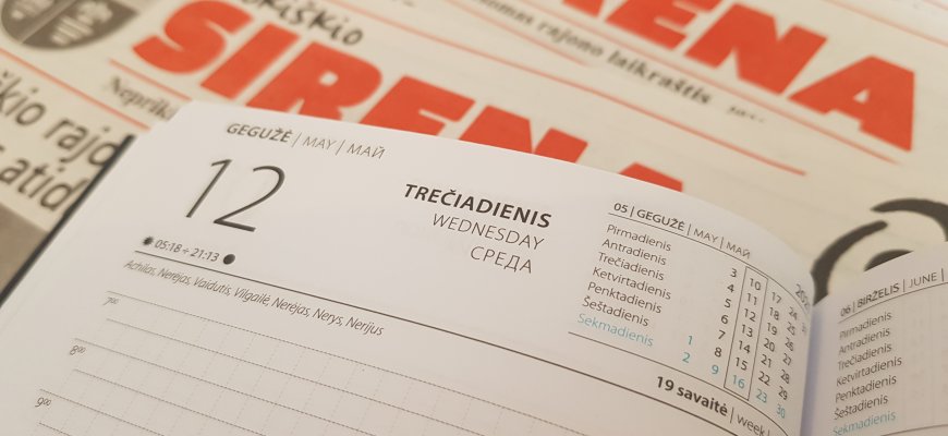Gegužės 12-oji Lietuvoje ir pasaulyje