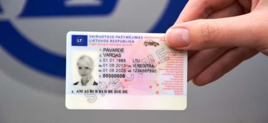 Paaiškino, ką daryti pametus vairuotojo pažymėjimą
