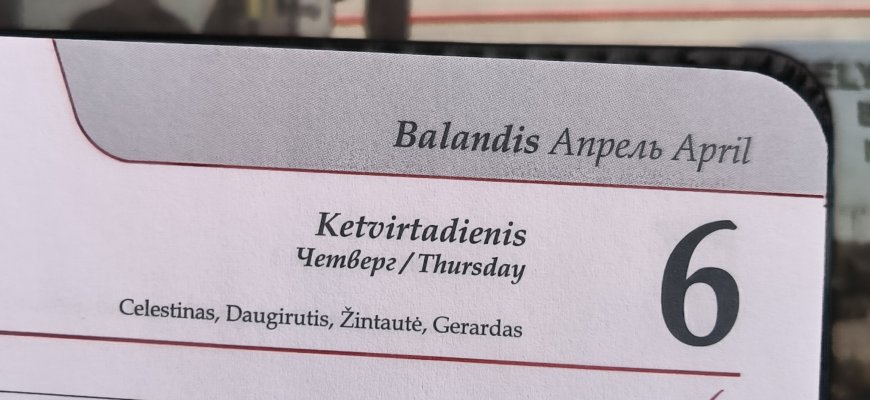 Balandžio 6-oji Lietuvoje ir pasaulyje