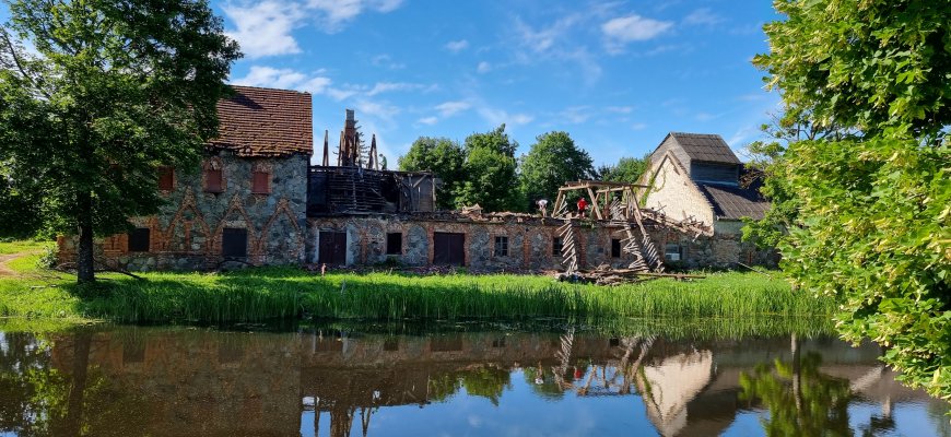 Remontuojama buvusi alaus darykla (video+foto)
