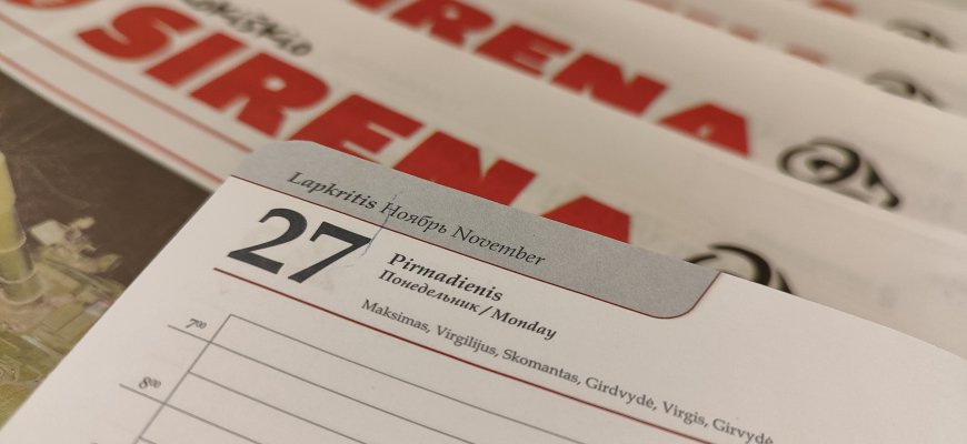 Lapkričio 27-oji Lietuvoje ir pasaulyje