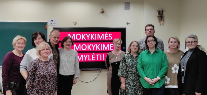 Tobulėjantys gimnazijos mokytojai – pavyzdys mokiniams