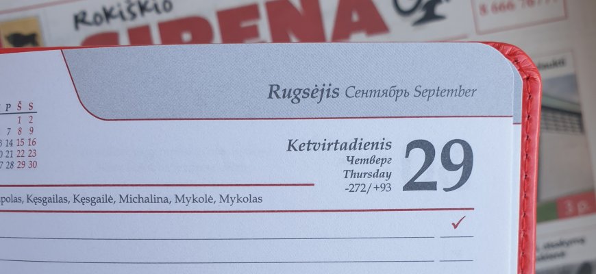 Rugsėjo 29-oji Lietuvoje ir pasaulyje