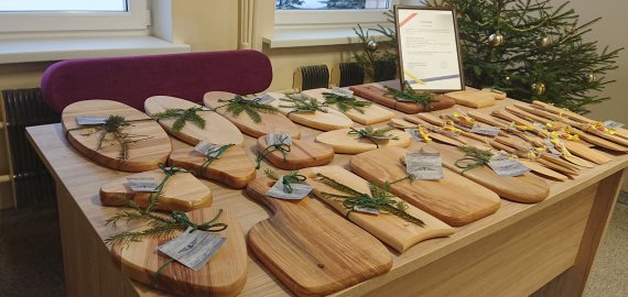 Rokiškio profesinio mokymo centre įvyko Kalėdinė mugė (foto)