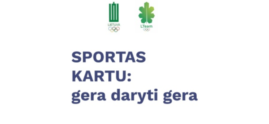 Startuoja projektas „Sportas kartu: gera daryti gera“