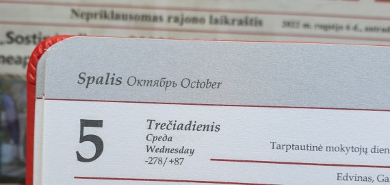 Spalio 5-oji Lietuvoje ir pasaulyje