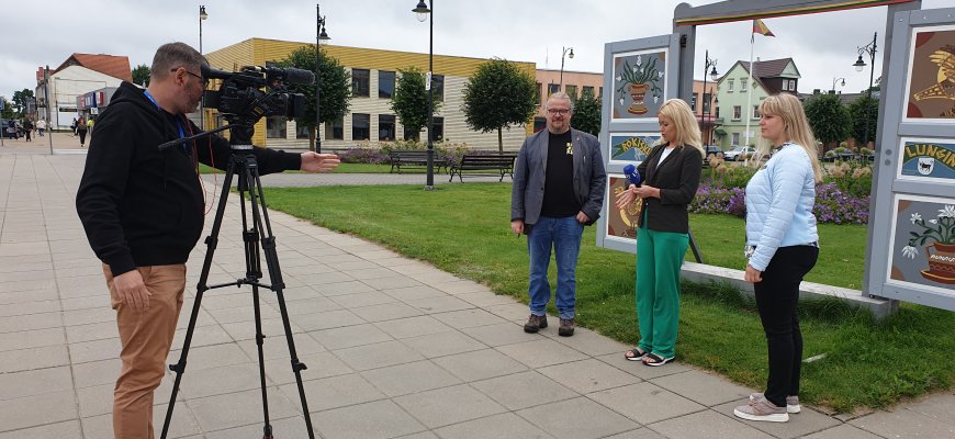 LRT televizija vėl Rokiškyje!