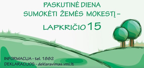 Panevėžio ir Utenos apskričių žemės savininkai į biudžetą turės sumokėti 8,8 mln. eurų žemės mokesčio