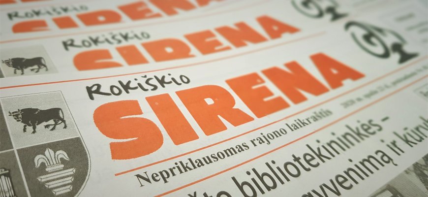 Prenumeruokite laikraštį „Rokiškio Sirena“ neišeidami iš namų!