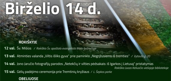 Birželio 14-sios, Gedulo ir Vilties dienos renginiai