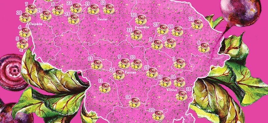 „Keliauk Lietuvoje“ vadovas kviečia išbandyti ką tik sukurtą šaltibarščių žemėlapį