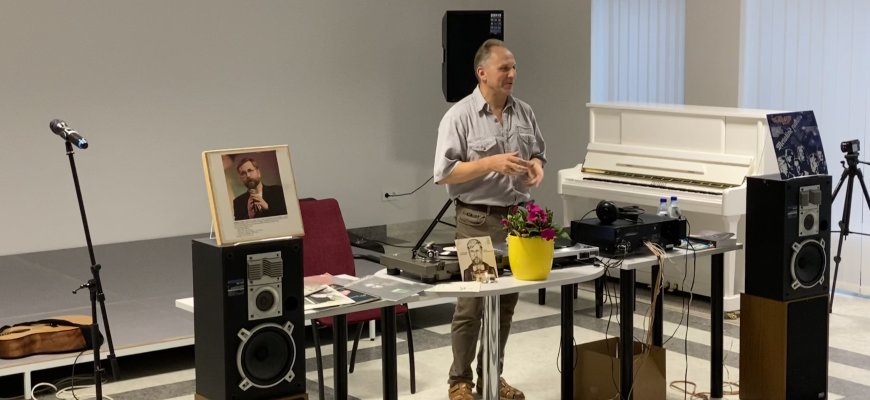V. Kernagio 70-osios gimimo metinės: vinilinių plokštelių perklausa ir svečiai iš Zarasų krašto (foto)