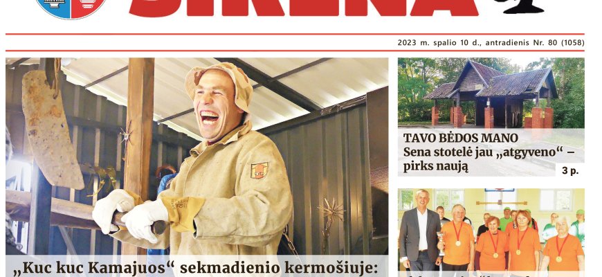 Antradienio, spalio 10 dienos „Rokiškio Sirenos“ numeris jau pakeliui!