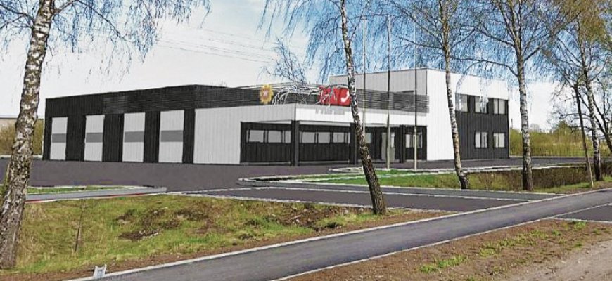 Planuose – naujas Rokiškio gaisrinės pastatas