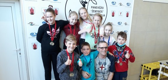 Rokiškio KKSC auklėtiniai varžybose skynė nugalėtojų ir prizininkų laurus