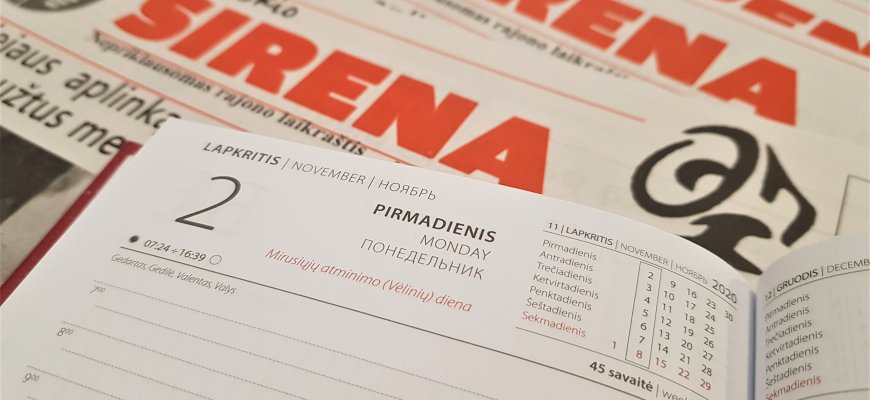 Lapkričio 2-oji Lietuvoje ir pasaulyje