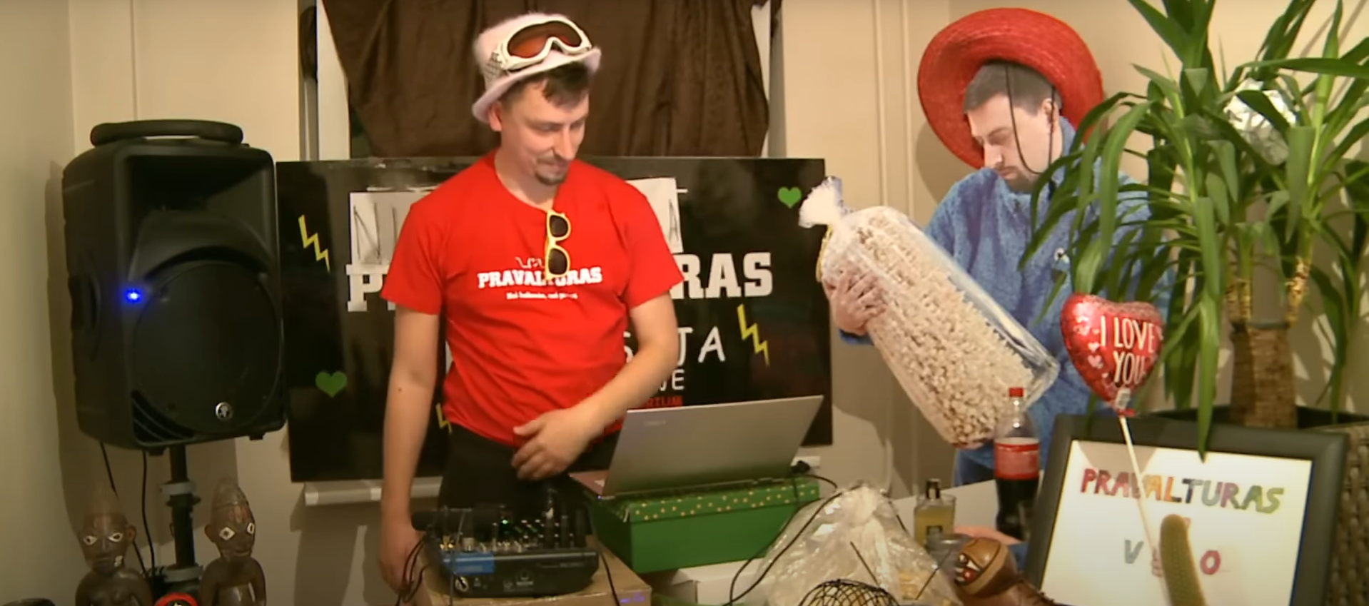 Nuotolinės diskotekos stop kadras